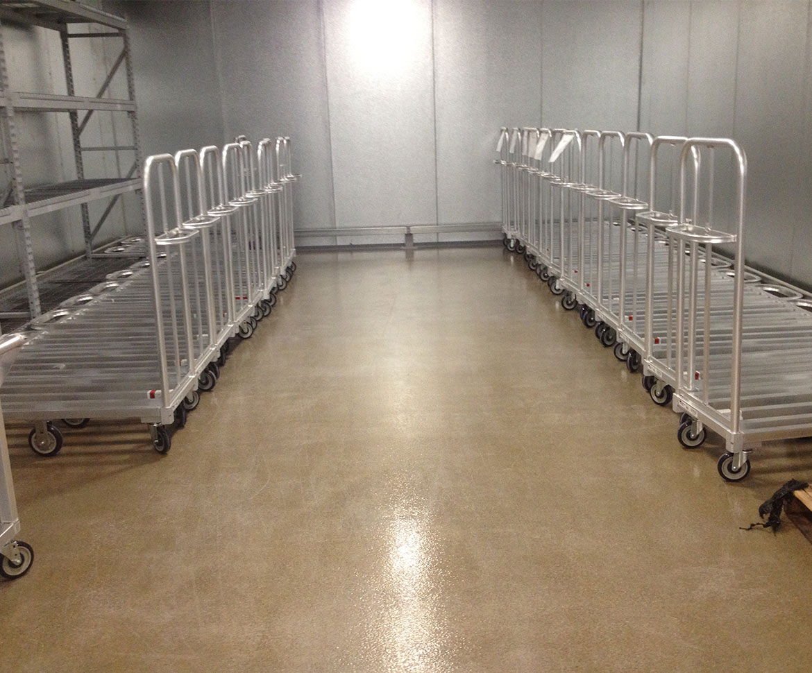BlackRock Industrial Cart Storage Room Floor