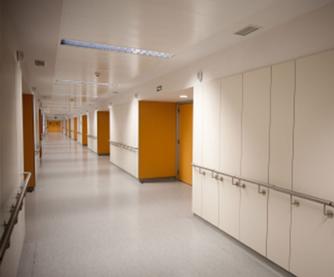 BlackRock Industrial Hospital Hallway Floor