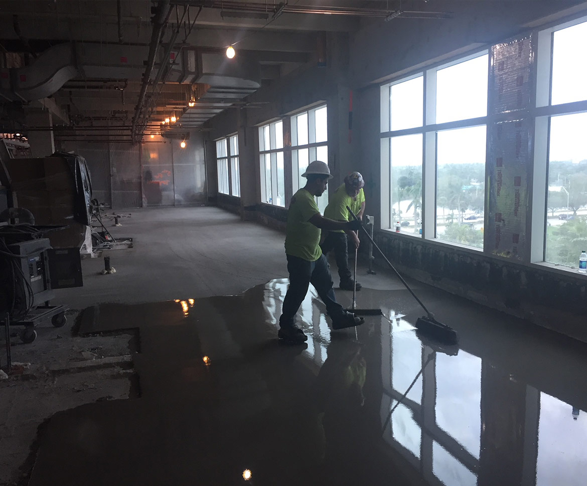 Blackrock Industrial Flooring Employees working