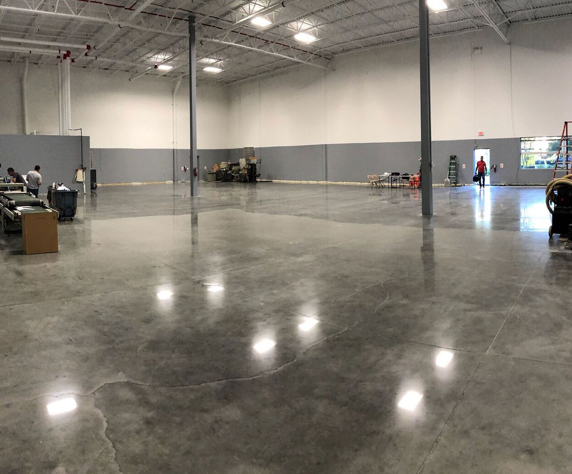 Blackrock Warehouse polished floor